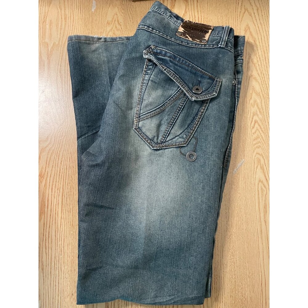 Mens Departed slim Straight Fremont Jeans Size 34x32